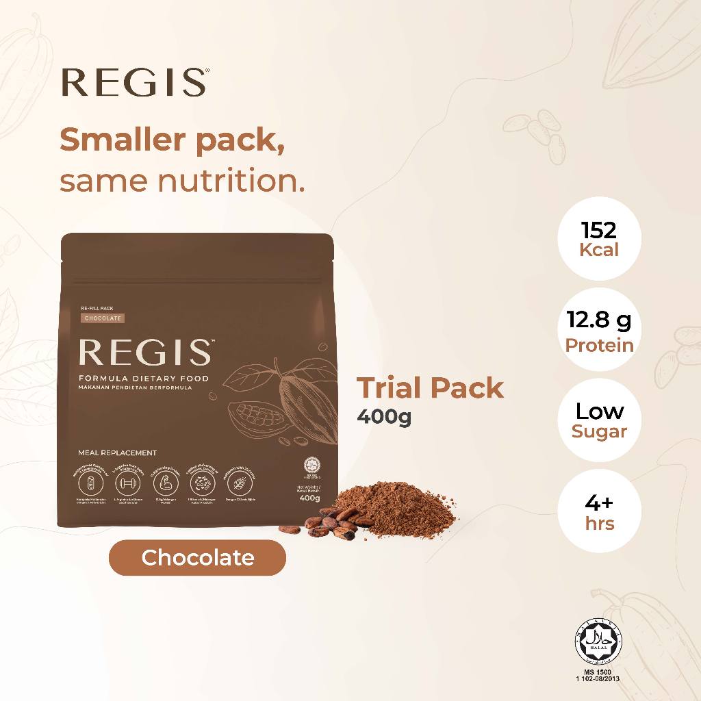REGIS Nutritional Meal Replacement Shake | Low Sugar | Low Calorie | Halal | High Protein | Diet Meal