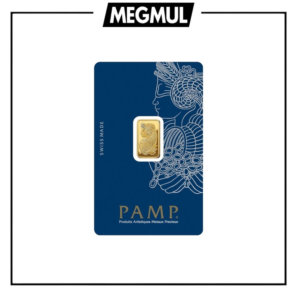 PAMP Suisse 2.5g 999.9 Gold Bar (Lady Fortuna) Suisse Gold Bar