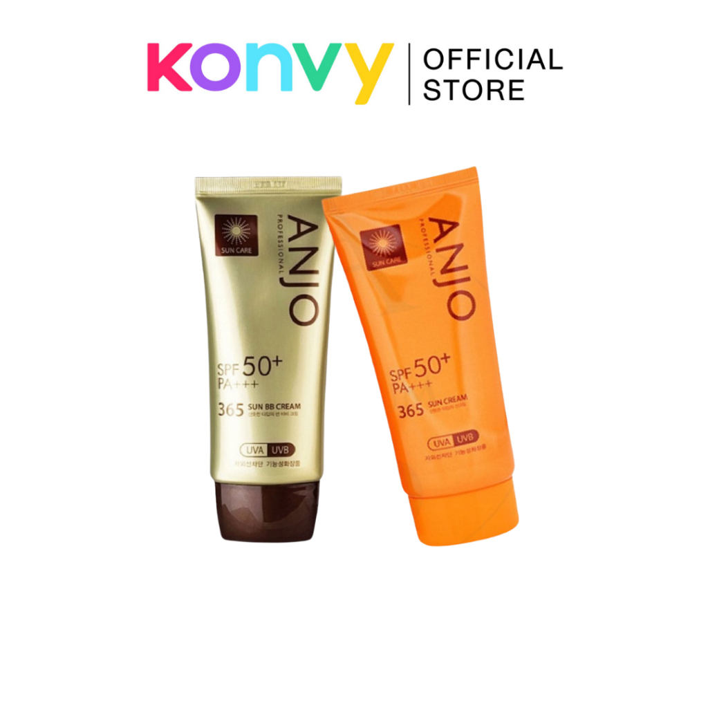 ANJO Professional 365 Sun Cream SPF50+ PA+++ 70g / 365 Sun BB Cream SPF 50+ PA++++ 50g
