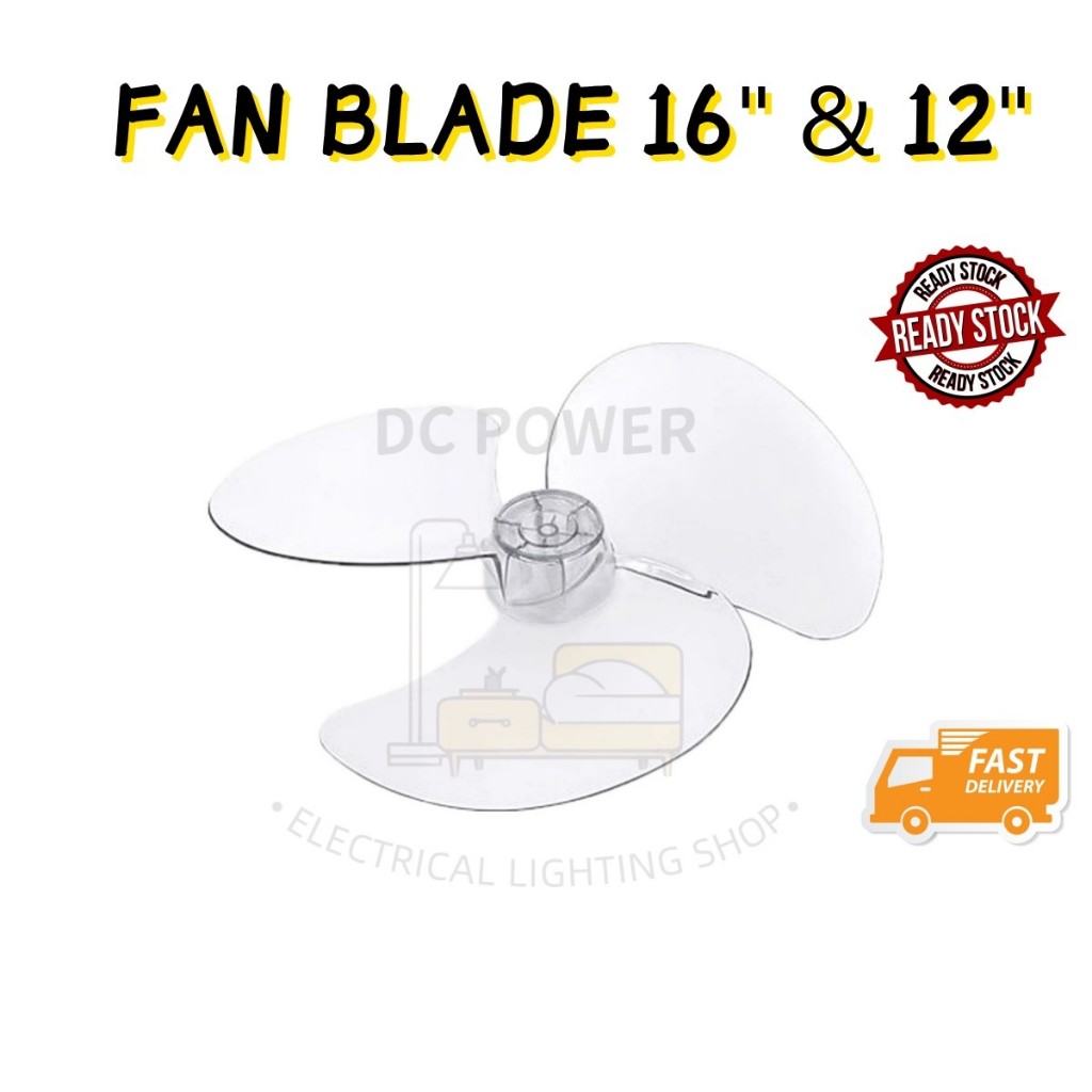 12" 16" Inch Universal Multi Fan Blade / Blade Leaf Fan / Fan Series Table/Wall/Stand/Auto Fan Blade Replacement knob