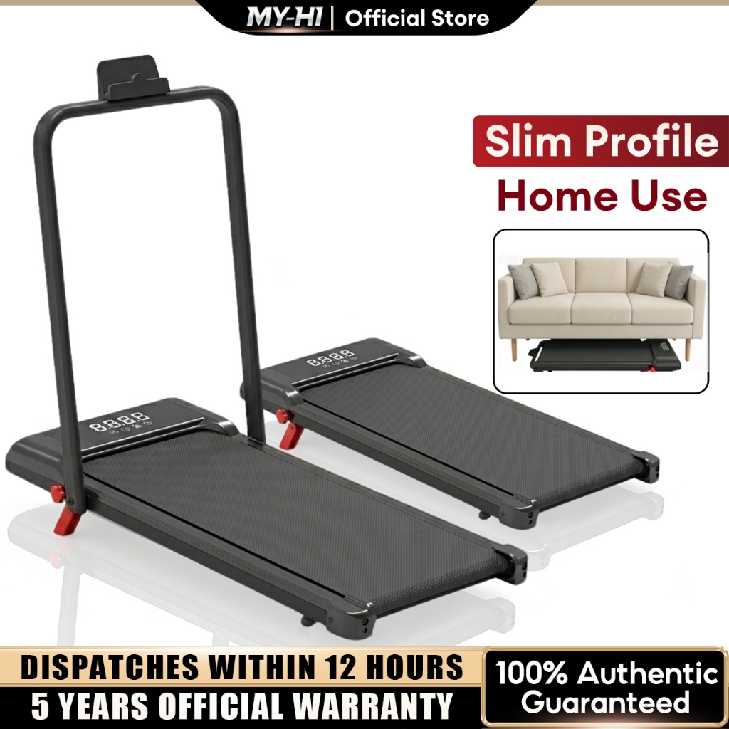 MY-HI Walking pad treadmill incline treadmill walking machine murah foldable portable wheel