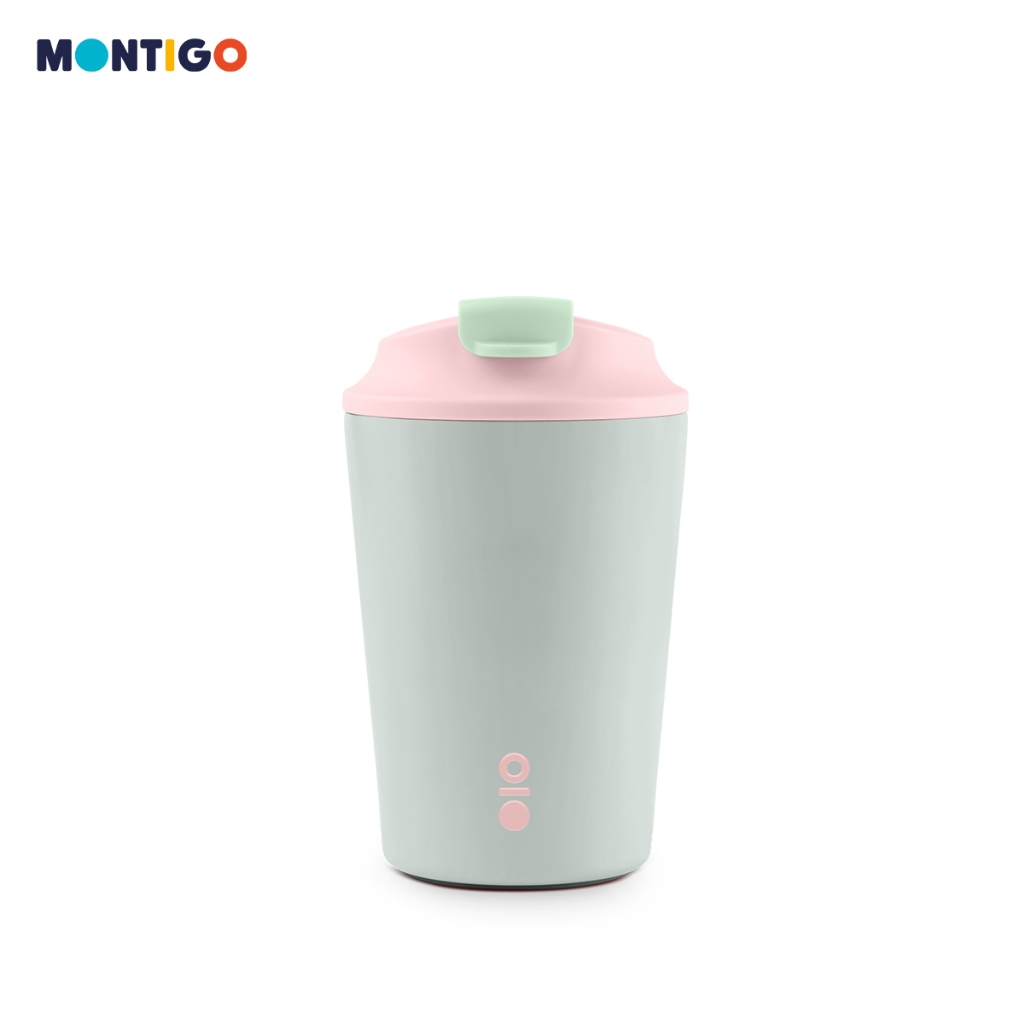 Montigo Retro Reel Sense Coffee Cup Regular (340ml/12oz) - Durable Stainless Steel, Leakproof
