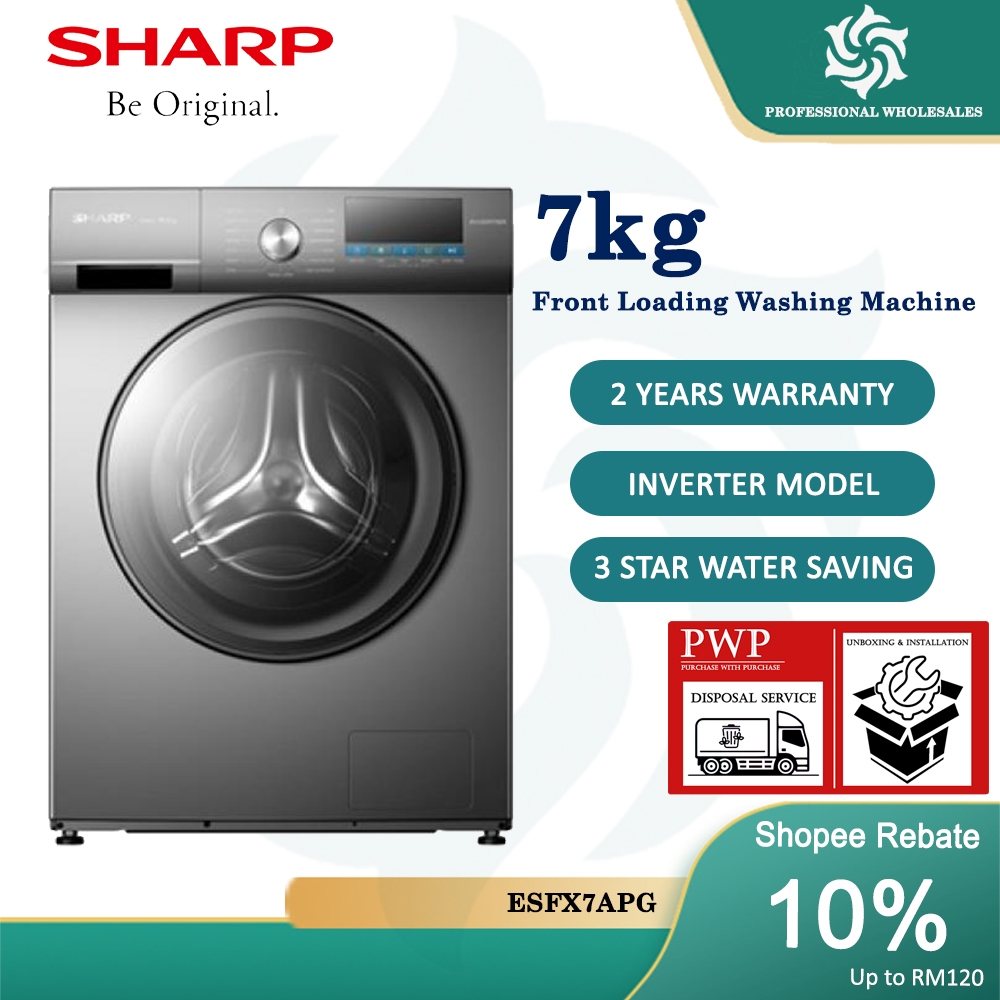 大容量sharp、8kg SHARP KD-NHL8S9GW21-ES Freestanding Tumble Dryer 8 kg A++ with Heat Pu