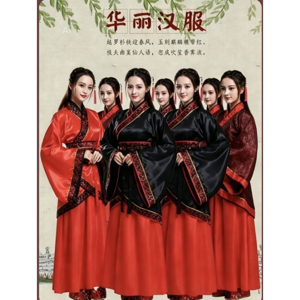 MWP Malaysia ready stocks Women Chinese Traditional Ancient Hanfu Costume for Stage Performance Dress