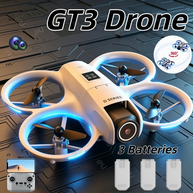 HOT GT3 PRO Drone 360° Flip 15 Minutes of Use Stable Flight Kids Drone 无人机玩具 dron