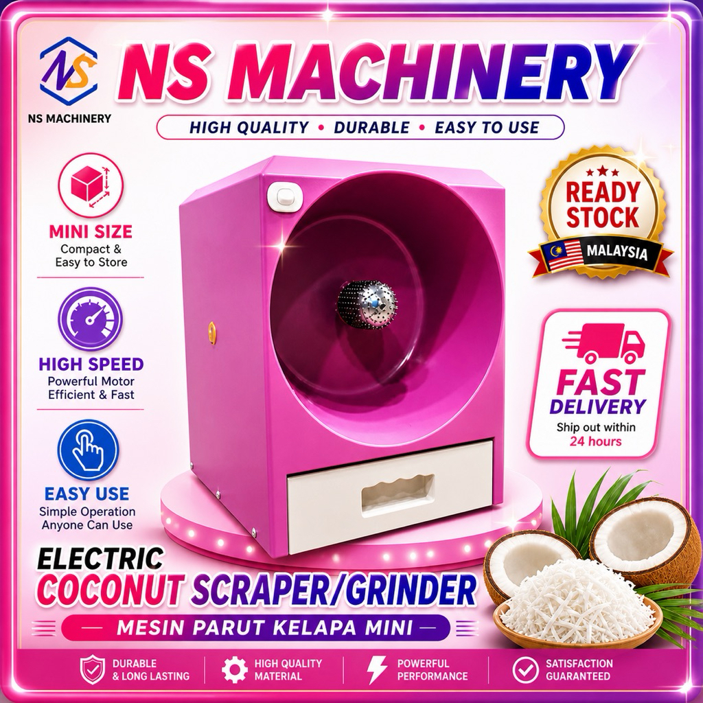 Mahita Mini Coconut/Electric Coconut Scraper Mini/Grinder Machine Mini/Mesin Parut Kelapa Mini