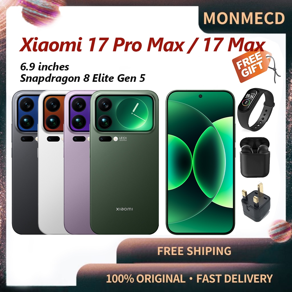 [Brand] xiaomi 17 Pro Max / 17 Max Snapdragon 8 Elite Gen 5 6.9inch 200 MP 8000mAh 100W Dual SIM Smart Phone