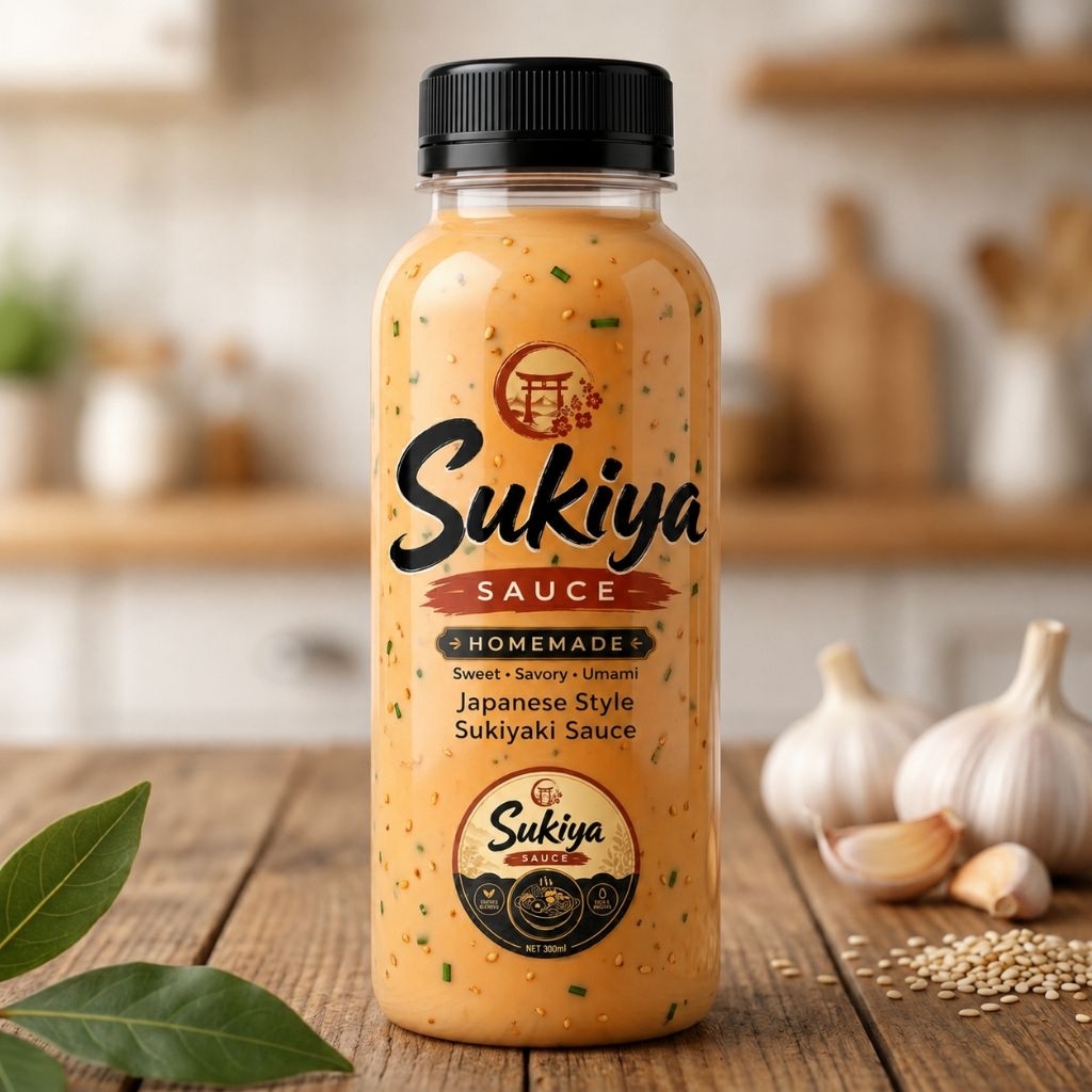Sukiya sauce homemade 300ml / Sauce Hijau Ketumbar homemade 300ml