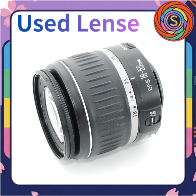 [Secondhand] Canon EF-S 18-55mm F3.5-5.6 II USM Standard Zoom Lens EF-S Mount APS-C DSLR used pre-loved