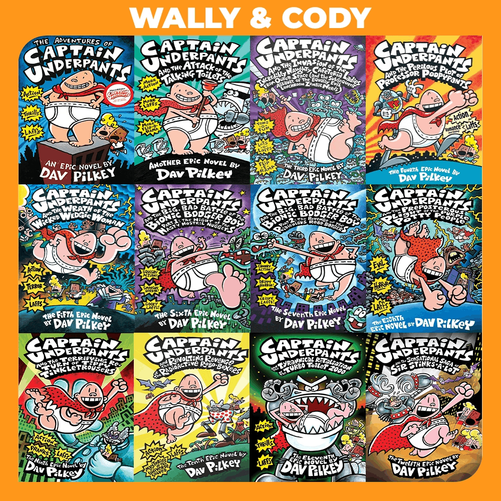 [𝐃𝐈𝐆𝐈𝐓𝐀𝐋] 14IN1 Captain Undies Full Collection Series Bundles | 𝗘𝗯𝗼𝗼𝗸 | 𝗘𝗻𝗴𝗹𝗶𝘀𝗵 | 𝗖𝗼𝗺𝗶𝗰 | 𝗡𝗼𝘃𝗲𝗹