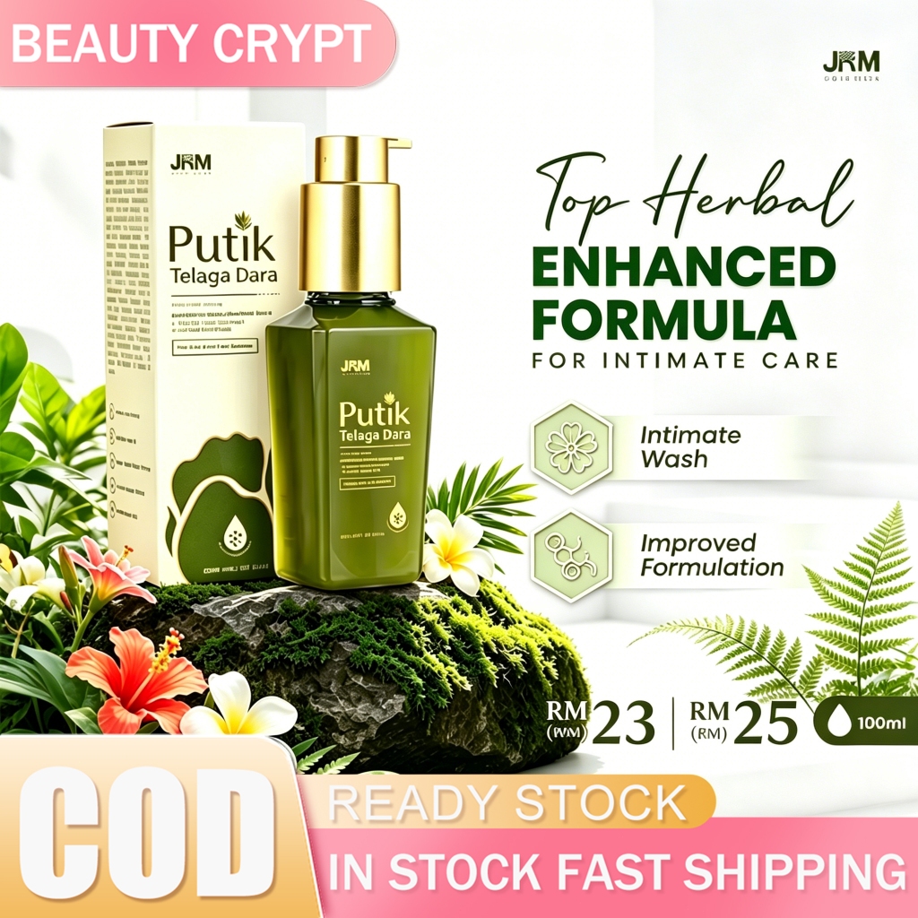 Ready Stock JRM Putik Telaga Dara Feminine Wash 100ml Holistik Pembersih Wanita Sireh Tea Tree