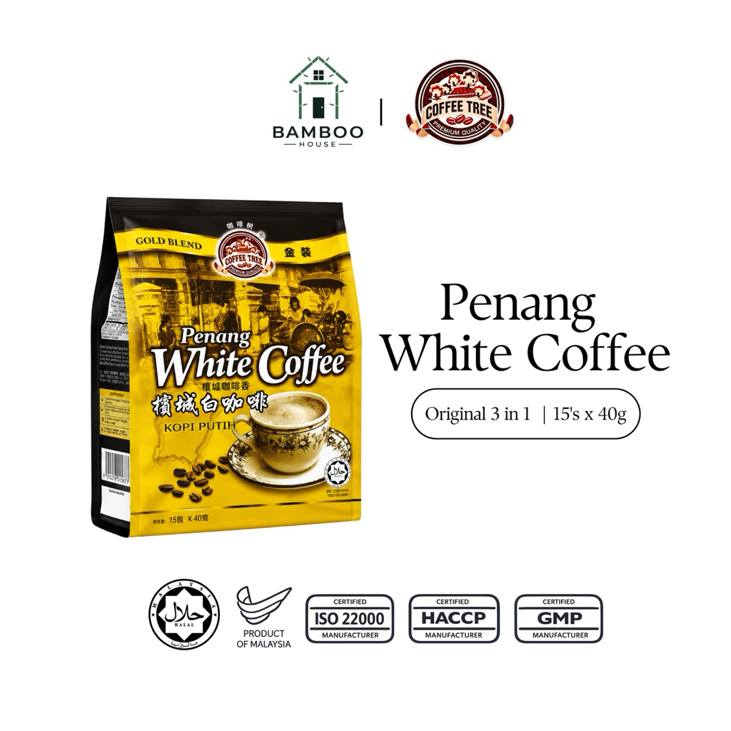 Coffee Tree Penang White Coffee 3 in 1 (15’s x 40g)
