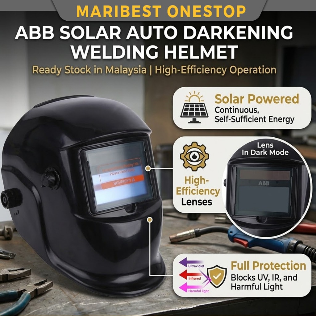 ABB SOLAR AUTO DARKENING WELDING HELMET