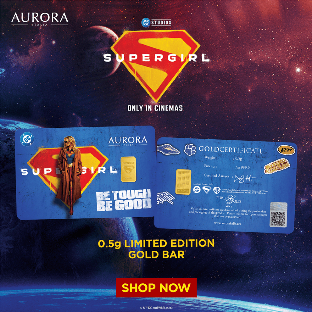 [NEW LAUNCH] DC x AURORA ITALIA (0.5g) 999.9 Supergirl Limited Edition Gold&hellip;