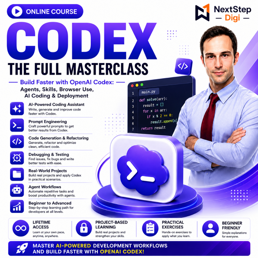 🔥[Instant Delivery] OpenAI Codex Full Masterclass 2026 | AI Coding Beginner to Advanced | Video Course