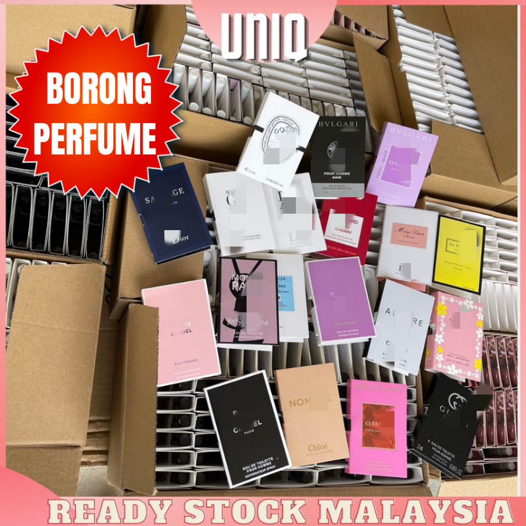 READY STOCK UNIQ Perfume 2ml/Perfume Tester/Mini Perfume/Perfume For Her/Perfume For Him/Minyak Wangi Perempuan 迷你香水