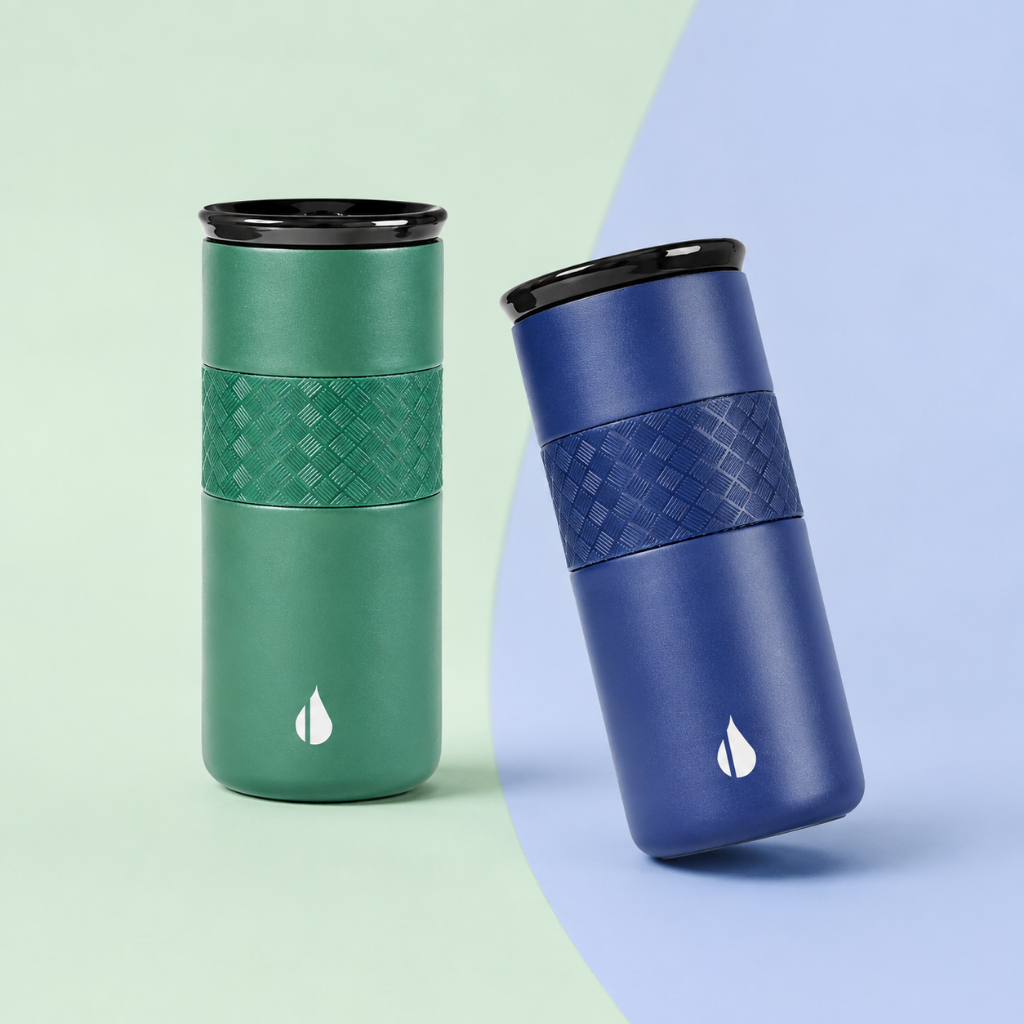 [Elemental - American brand] Elemental Artisan thermos cup 16oz (473ml) 18/8 stainless steel, ceramic lid, BPA free, food grade material,
