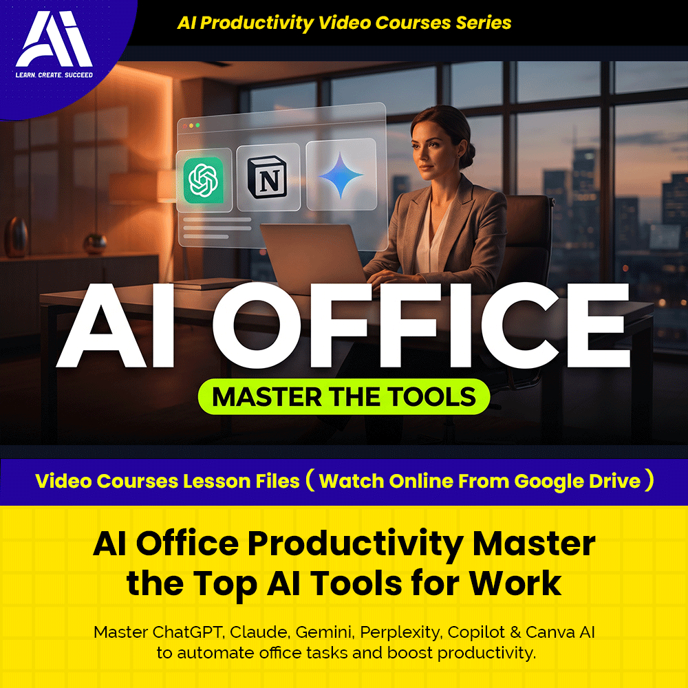 Learn Ai Courses - AI Office Productivity Master the Top AI Tools for Work | Ai Productivity Video Lesson