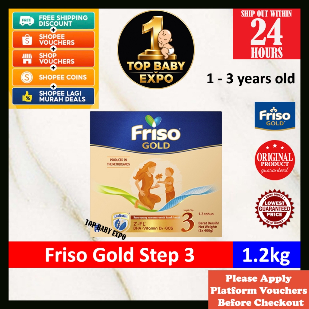 Friso Gold Step 3 (1.2kg) Exp: 01/2028