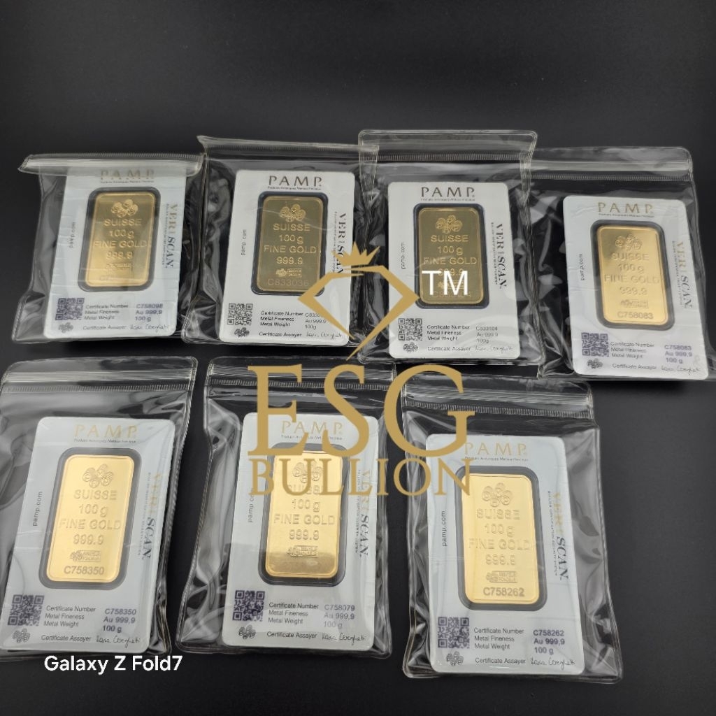 ORIGINAL100% PAMP SUISSE Gold Bar - Lady Fortuna 999.9 [100gram] !FREE GIFT&hellip;