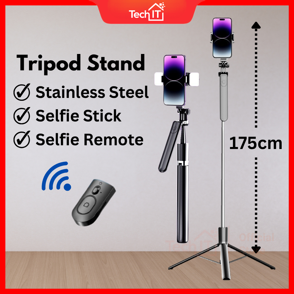 Selfie Stick Tripod 3 in 1 Phone Tripod For Phone Stand Tripod Stand For Phone Travel Monopod 自拍杆