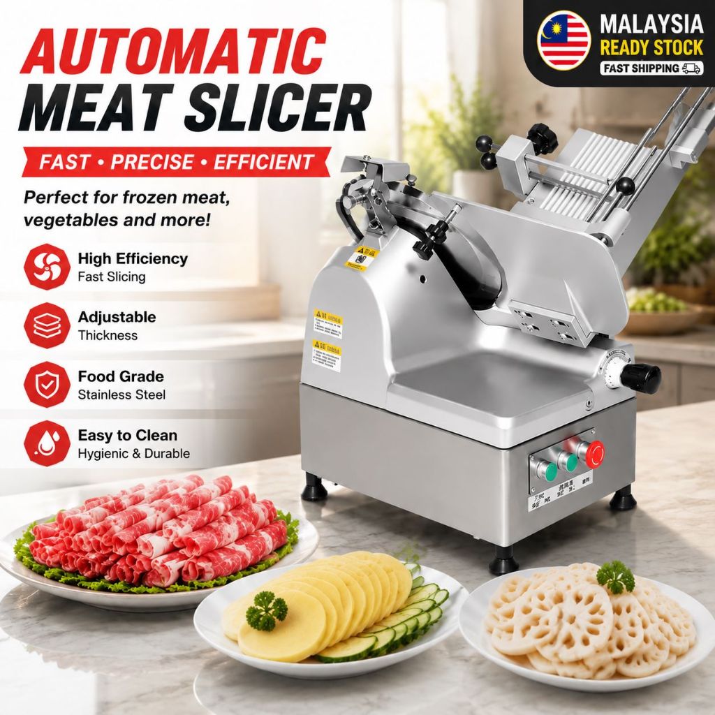 Premium Grade Commercial Auto Meat Slicer Commercial Meat Slicer 300ES (12”) Commercial Meat Slicer  Mesin Potong Daging