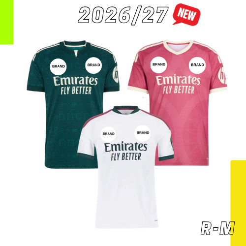 (NEW)Real_Madrid Home Away Third 3rd Kit 2026/27 25/26 Football Jersey Fan Player Issue Jersey Jersi Bola Sepak Kelab RM