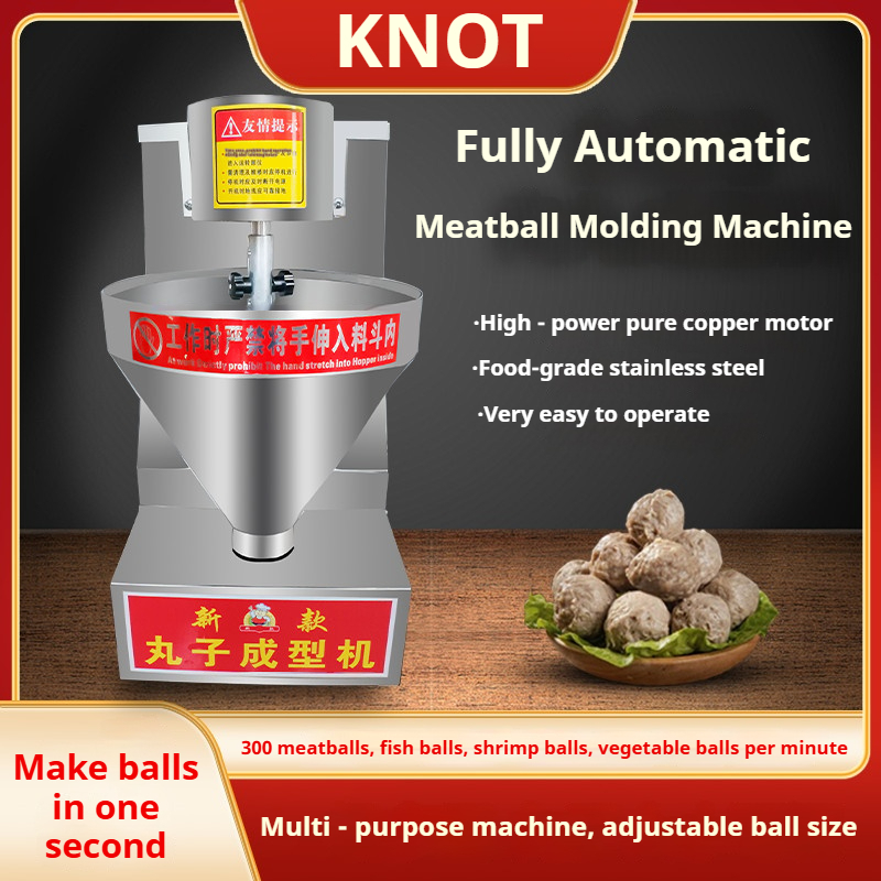 【Commercial Meatball Machine】 Electric Motor Fully Automatic Meatball Machine Small Meatball Machine Mesin Bebola Daging