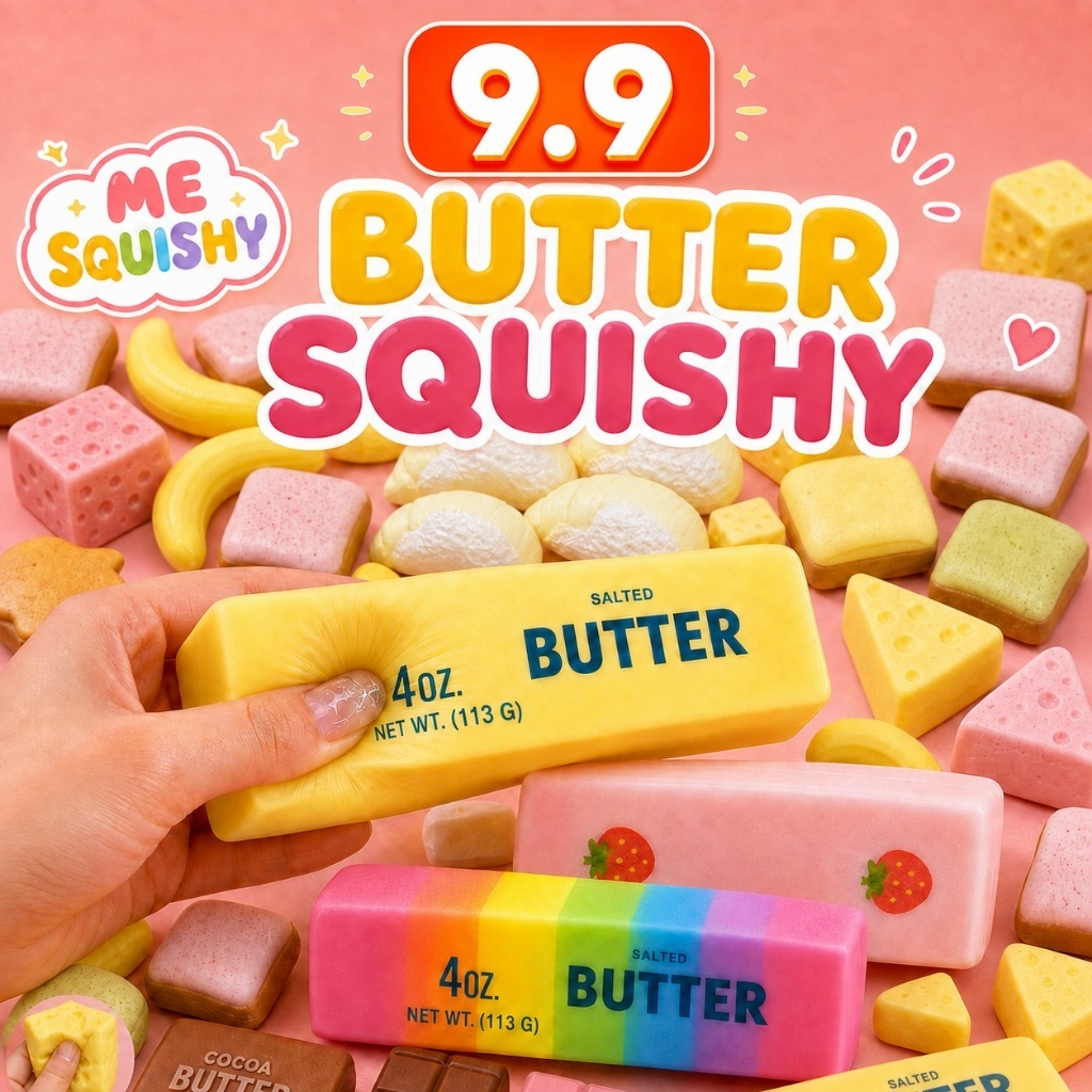 Squeeze Butter Toy Hand Relaxation Butter Stick Relief Toy Soft Slow Rising Stress Relief Relaxing Slow Rebound Toy Gift