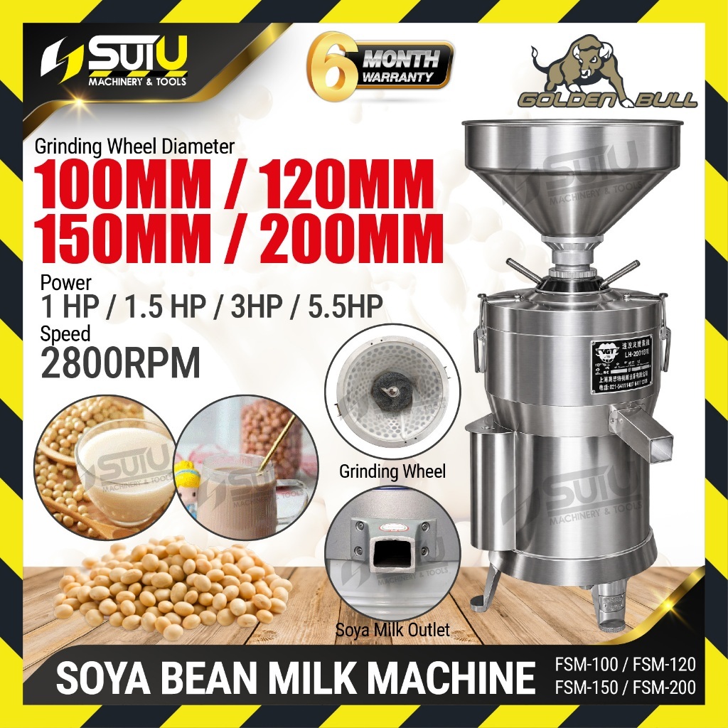 GOLDEN BULL 1/1.5/3/5.5HP Soya Bean Milk Separating Machine / Mesin Kacang Soya FSM-100 / FSM-120 / FSM-150 / FSM-200