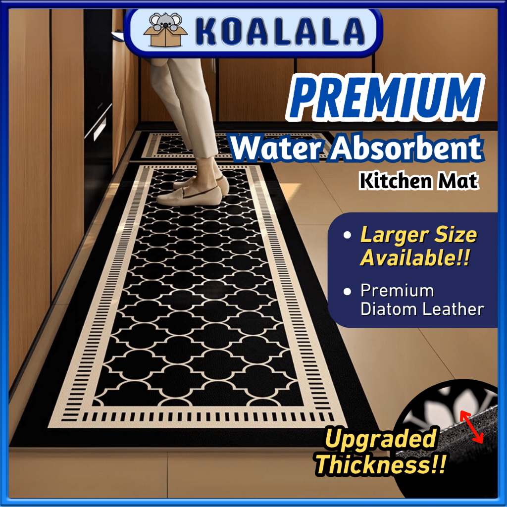 Long Absorbent Bath Mat Alas Kaki Karpet Antislip Floor Mat Fast Dry Floor Diatom Mat Karpet