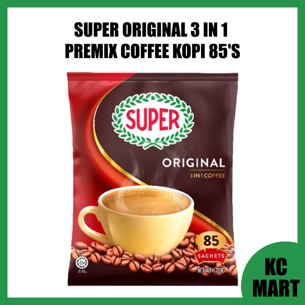 SUPER ORIGINAL 3 IN 1 PREMIX COFFEE KOPI 85'S
