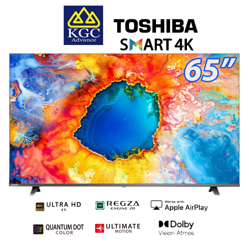 Toshiba 65" 65M450NP 4K UHD DLED Quantum Dot Smart TV Televisyen