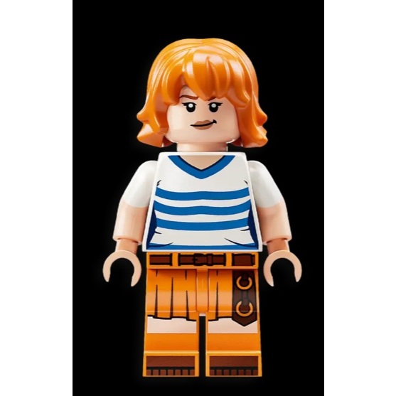 op005 Lego One Piece 75637 75639 75640 - Nami White Shirt Minifigure - New