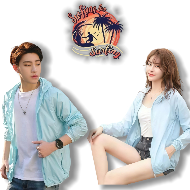 UPF 50+UV UV protection sun protection clothing zipper hoodie long sleeve outdoor clothing fishing and running