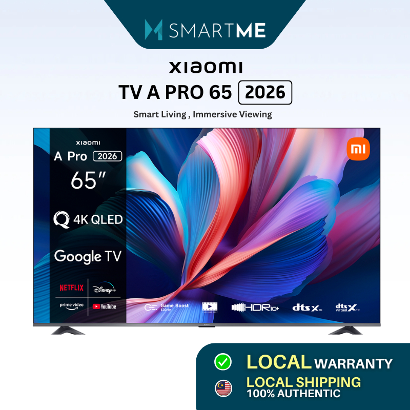 Xiaomi TV A Pro 65 2026 - 4K QLED Quantum Display | High Refresh rate