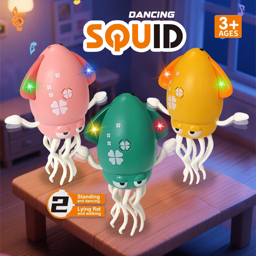 [Sound & Music] Funny Dancing Octopus Squid Dance Robot Gift Decoration Toy