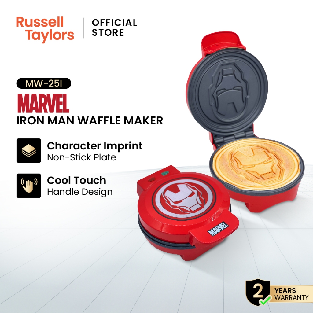 Russell Taylors x Marvel Iron Man Waffle Maker MW-25I