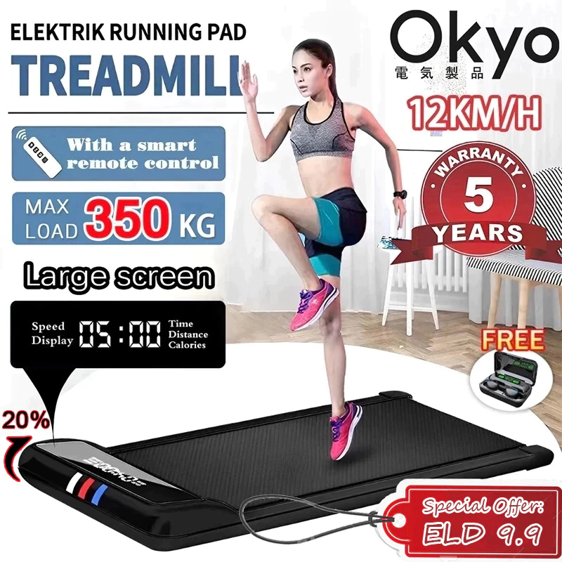 ️‍♀️5 Year Warranty️‍♀️walking Treadmill Walking Pad Running Smart Walking Pad Fitness Walking Machine Ultra-Thin Indo