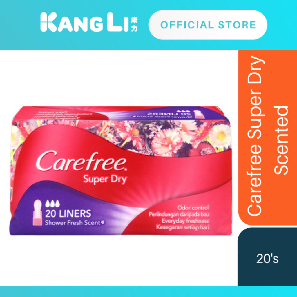 Carefree Super Dry Scented 20's