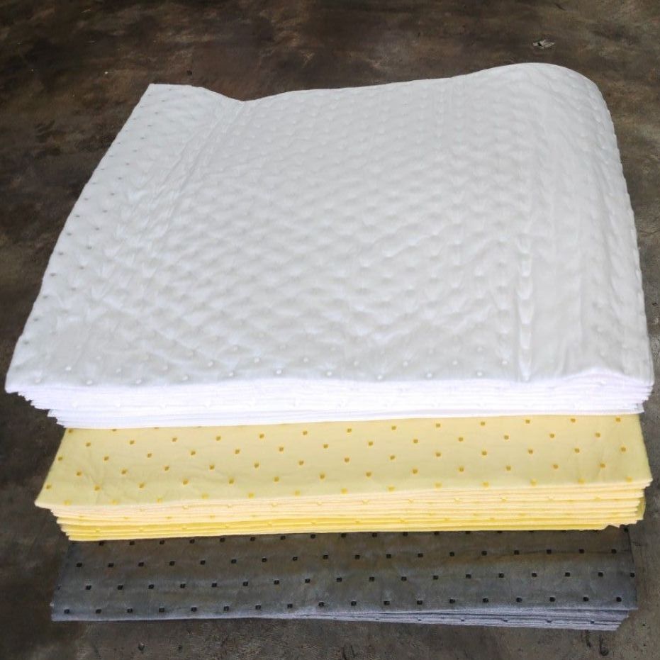 Oil, Chemical, Grease, Liquid High (Dimpled) Absorbency Sorbent Pad 2mm & 4mm, Sock & Pillow
