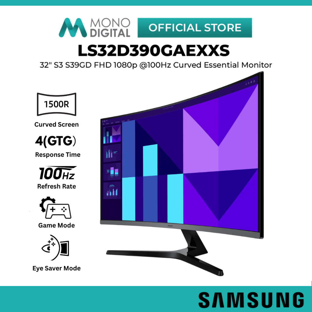 SAMSUNG 27" LS27D360GAEXXS S3 S36D / LS32D390GAEXXS S3 S39GD / LF24T350FHEXXM FHD (1920X1080 @100HZ)