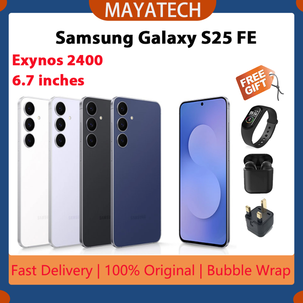 Samsung Galaxy S25 FE 6.7 inches AMOLED 120Hz Exynos 2400 256GB/512GB 4900 mAh 45W wired SamSung SmartPhone
