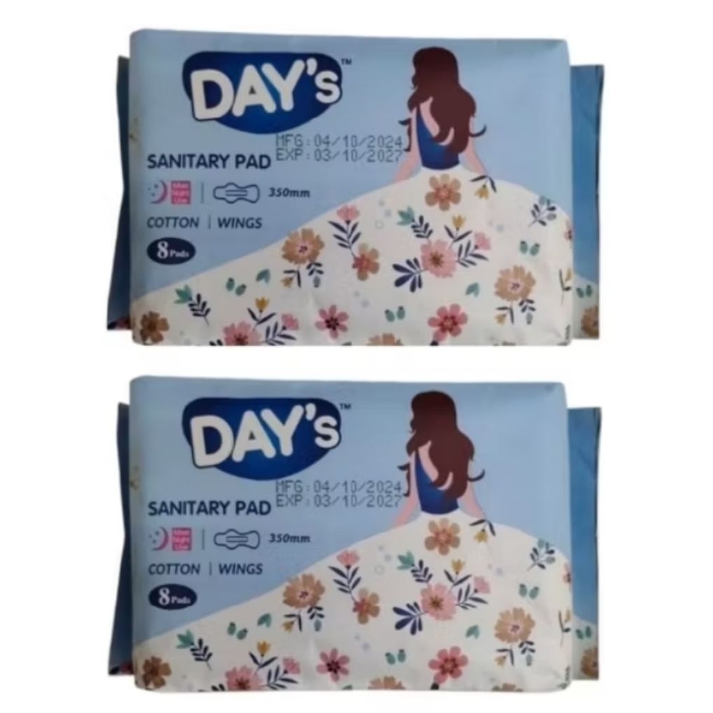 DAYS ✅ 8s Tuala Wanita |Sanitary Napkin Night Use 350cm