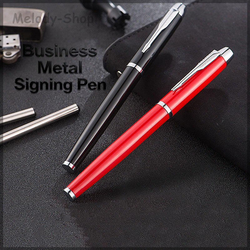 High-End Black Metal Gel Pen & Signature Pen, Business Metal Pen, Gift Pen with Luxury Gift Box