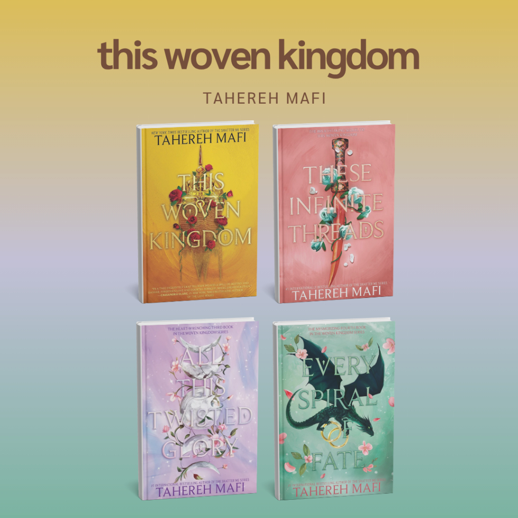 SET this woven kingdom series by tahereh mafi infinite threads twisted glory every spiral of fate romance