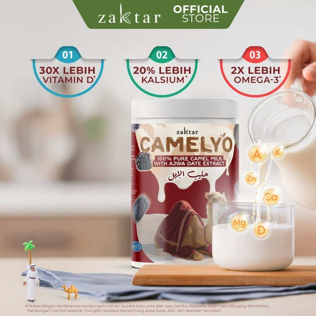 Camelyo Milk Susu Unta Original 100% Asli Dari Dubai