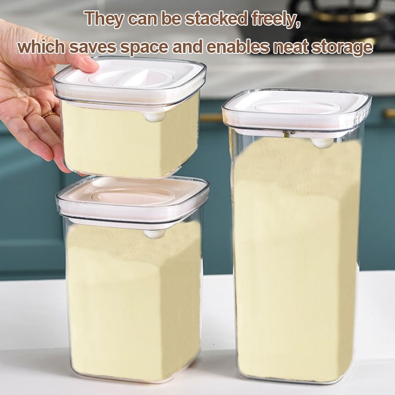 【BPA Free】Airtight Milk Powder Container 2400ml | Bekas Susu Bayi Kedap Udara ✅ FREE Senduk Ukur | 奶粉储存罐