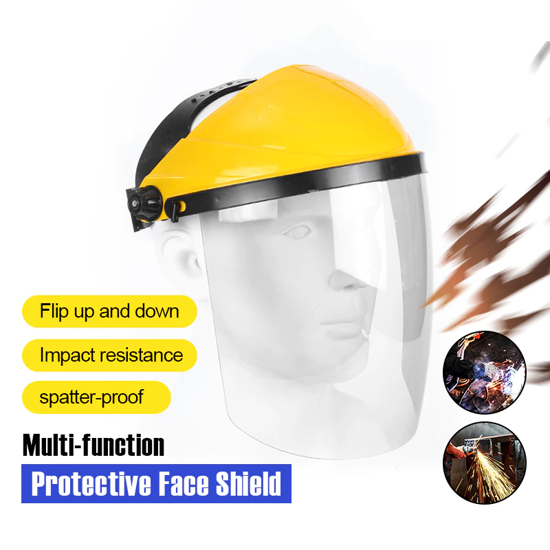 Clear Full Safety Face Shield Coer Anti Spitting Dust Cover Work Protection Face Protective Safety