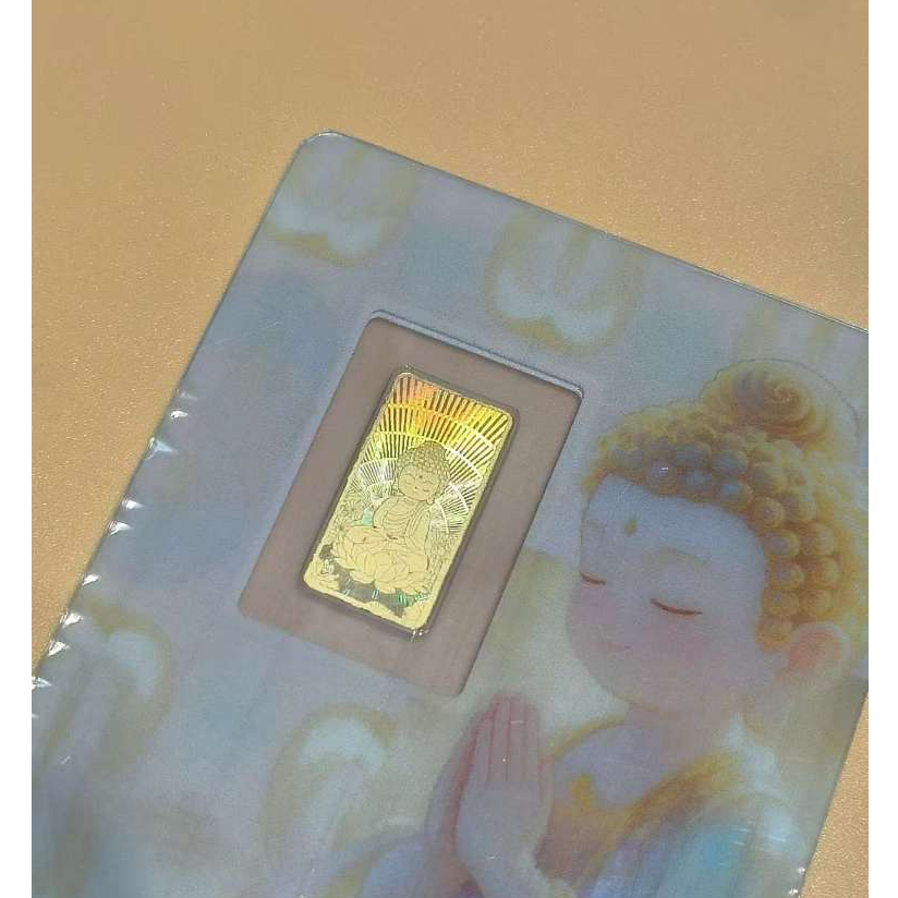 Tyrell 999 Mini Gold Bar ''Buddha'' (0.20gm) | 999 足金迷你金片‘’佛祖‘’ (0.20克)